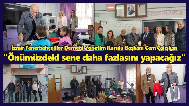 İZMİR FENERBAHÇELİLER DERNEĞİ’NDEN BİN 500 ÖĞRENCİYE BAYRAMLIK KIYAFET!