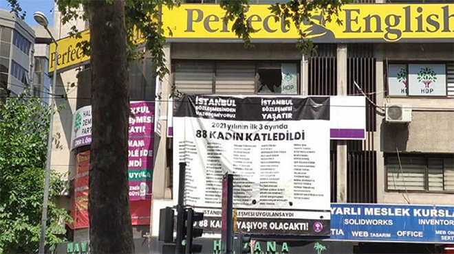 İZMİR HDP İL BİNASINA SALDIRI