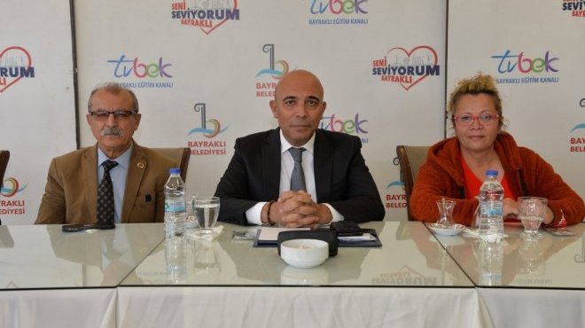 İzmir İl Emniyet Müdürü, Bayraklı muhtarlarıyla buluştu...