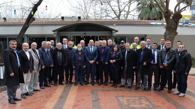İzmir İl Emniyet Müdürü, Bornova muhtarlarıyla buluştu