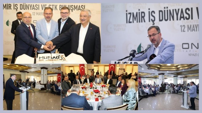 İZMİR İŞ İNSANLARI BAKAN KASAPOĞLU’NU AĞIRLADI