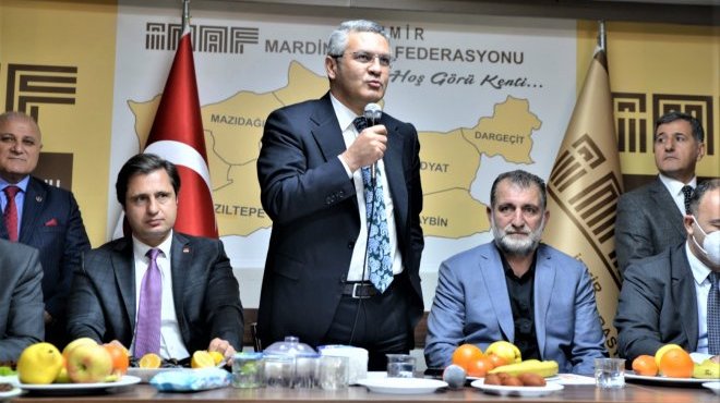 İzmir Mardinliler Federasyonu, CHP'li Salıcı'yı ağırladı