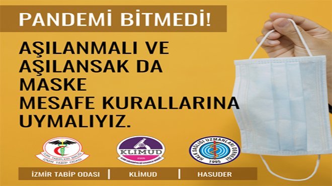  İzmir Tabip Odası, KLİMUD ve HASUDER'den ortak açıklama