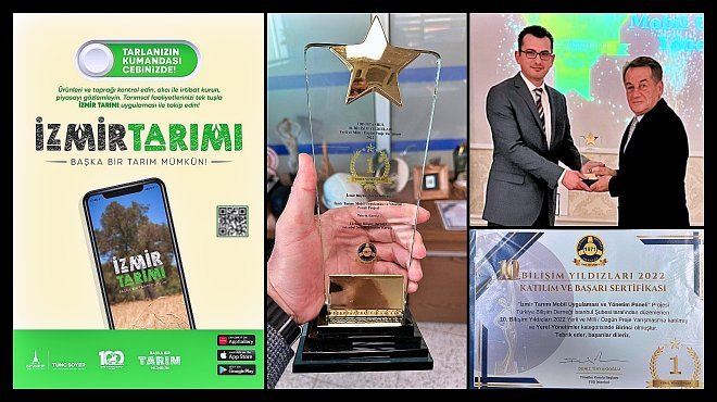 İZMİR TARIMI MOBİL UYGULAMASI 2022’NİN EN İYİ PROJESİ SEÇİLDİ