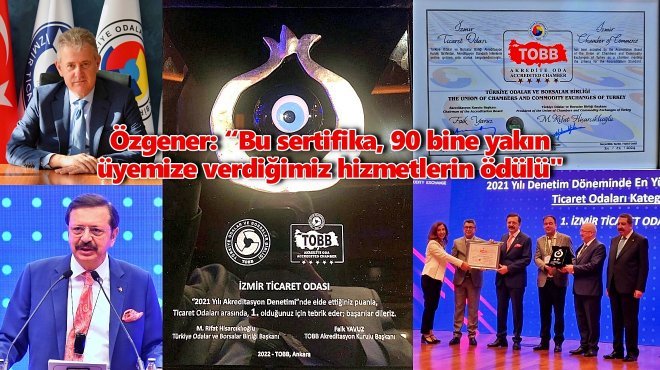 İZMİR TİCARET ODASI TÜRKİYE BİRİNCİSİ