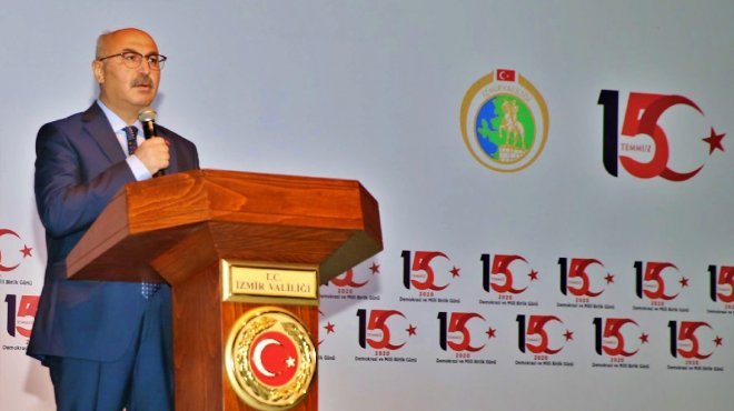 İZMİR VALİSİ YAVUZ SELİM KÖŞGER’DEN 15 TEMMUZ DEMOKRASİ VE MİLLÎ BİRLİK GÜNÜ MESAJI