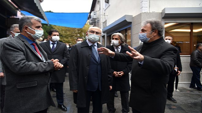 İzmir Valisi yeni yasaklar öncesi Bornova’da