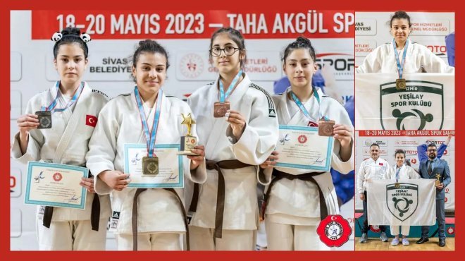 İZMİR YEŞİLAY SPOR KULÜBÜ SPORCUSU RÜYA CEYLAN TÜRKİYE JUDO ŞAMPİYONU OLDU!