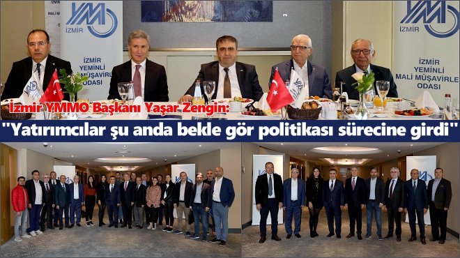 İZMİR YMMO, EKONOMİ MUHABİRLERİ İLE BULUŞTU...