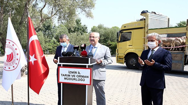İZMİRLİ ÇİFTÇİLERDEN YANGIN BÖLGELERİNE ANLAMLI DESTEK