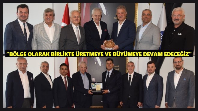 İZTO VE AYSO’DAN YORGANCILAR’A TEBRİK ZİYARETİ