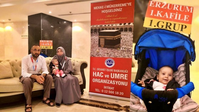 Kabe'nin minik misafiri Esma bebek