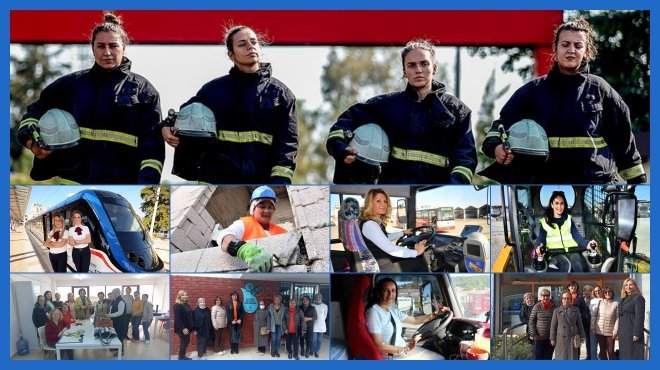 KADINLAR ERKEK MESLEĞİNE TALİP…