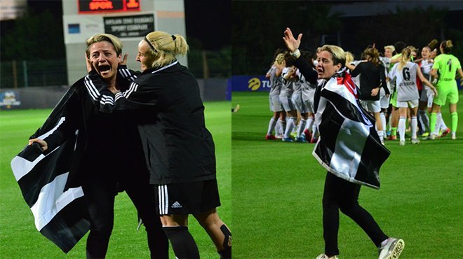 Kadınlar Futbol Ligi'nde şampiyon Beşiktaş