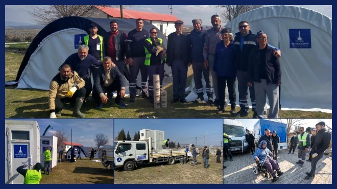 KAHRAMANMARAŞ VE ÇEVRESİNDEKİ 40 KÖYDE İZMİR DAYANIŞMASI
