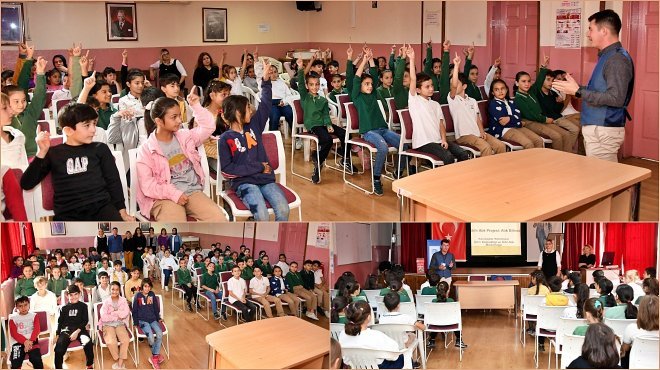 KARABAĞLAR'DA ÇOCUKLAR ÇEVRE BİLİNCİYLE YETİŞİYOR