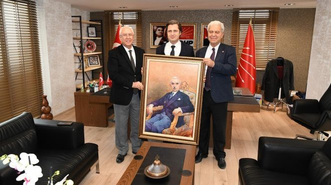 Karabağlar'dan CHP İzmir İl Başkanlığı'na ziyareti