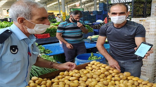 Karabağlar pazarlarında sıkı denetim