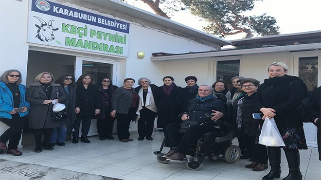 Karaburun’a kadın çıkarması
