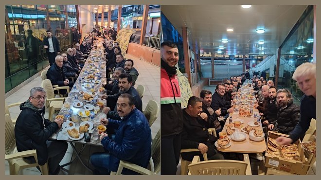 KARŞIYAKA ÇARŞI ESNAFI BİRLİKTE İFTAR AÇTI