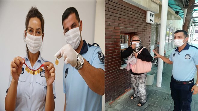 Karşıyaka'da dilencinin üzerinden 8 altın ve 4 bin lira çıktı!