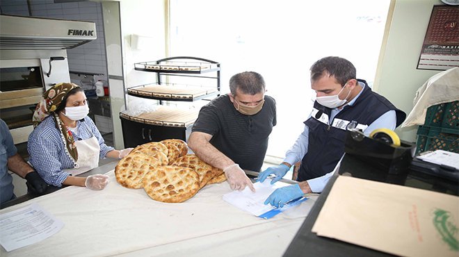 Karşıyaka’da fırınlara Ramazan denetimi