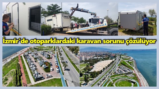KARŞIYAKA’DA KARAVAN İŞGALİNE MÜDAHALE
