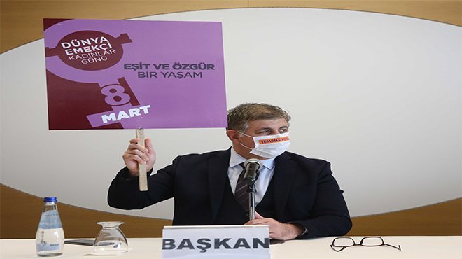 Karşıyaka Meclisi’nde 8 Mart unutulmadı!