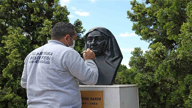 Karşıyaka’nın simge heykelleri bakımda