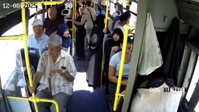 Kayseri’de otobüs şoförü fenalaşan yolcuyu hastaneye yetiştirdi