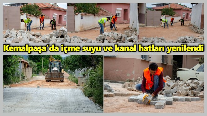 KEMALPAŞA’DA ALTYAPI TAMAM SIRA ÜSTYAPIDA