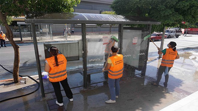 KEMALPAŞA’DA DURAKLAR PIRIL PIRIL