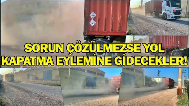 Kemalpaşa Sütçüler’de toz çilesi!