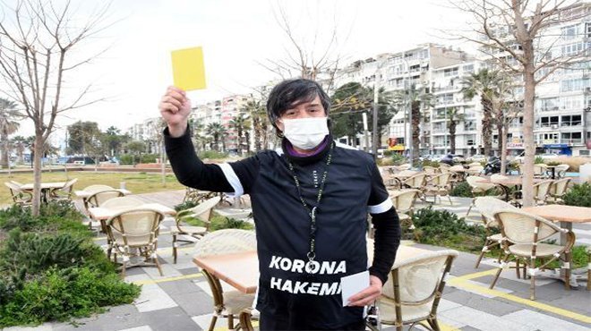 Kent A.Ş. tesislerinde Korona Hakemi sahada