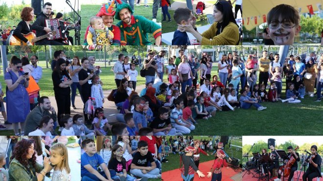 Manisa Kent Park'ta Mayıs eğlencesi