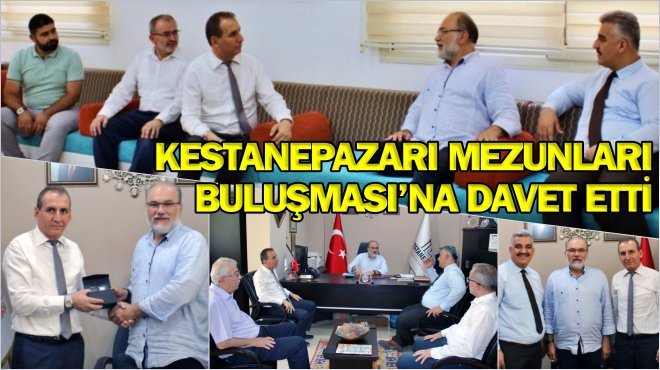 Kestanepazarı Mezunları’ndan Başkan Cüneyt Dayhan’a ziyaret...