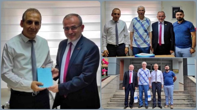 Başkan Arif Altın’a ‘hayırlı olsun’ ziyareti