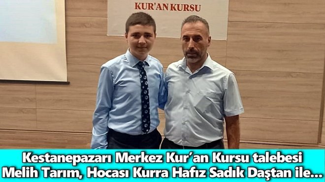 KESTANEPAZARI TALEBESİ MELİH TARIM EGE BÖLGE BİRİNCİSİ...