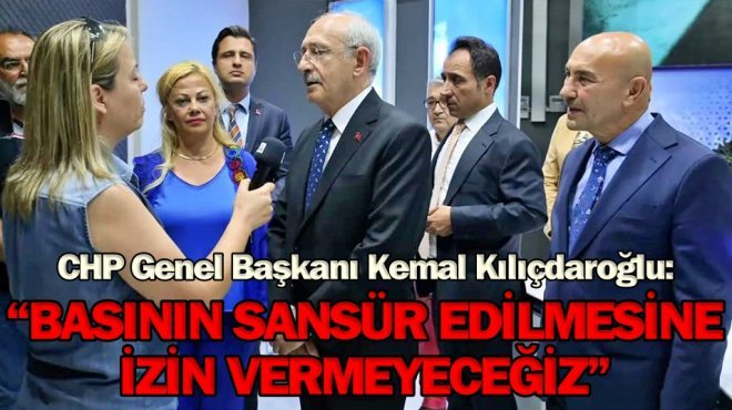 Kılıçdaroğlu, Uluslararası Basın Merkezi’ni ziyaret etti...