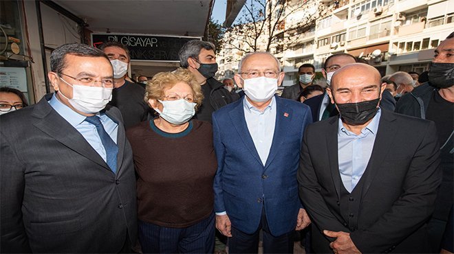 Kılıçdaroğlu İzmir’de sel mağdurlarını ziyaret etti