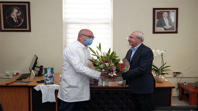Kılıçdaroğlu korona kahramanlarıyla buluştu