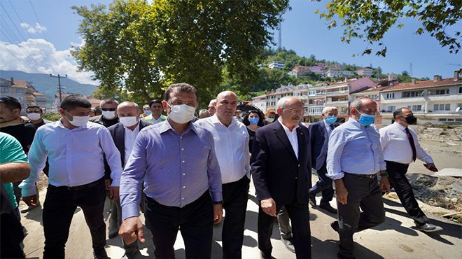 KILIÇDAROĞLU VE İMAMOĞLU, FELAKETİ YAŞAYAN BOZKURT’TA