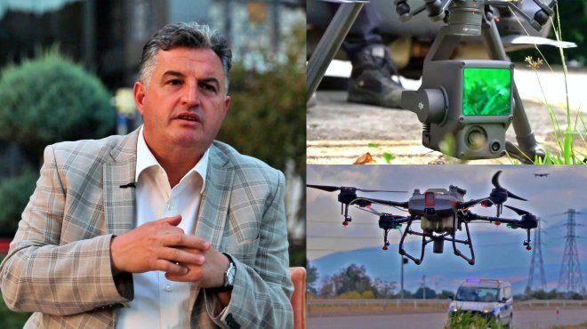 Kınık'ta haşerata zirai drone ile müdahale