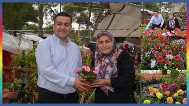 KIRKAĞAÇLI FATMA BEŞİKÇİ BÖLGENİN EN GÖZDE ÇİÇEKÇİSİ OLDU...
