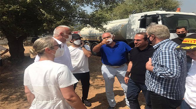 KIRKPINAR, BODRUM’DA YANGIN BÖLGESİNDE
