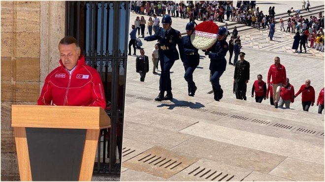 Kızılay Konak'tan Anıtkabir ziyareti