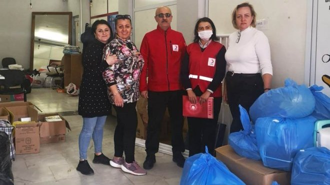 Kızılay Marmaris’ten Ukrayna’ya insani yardım