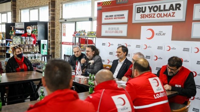 Kızılay, uzun yol şoförleriyle yollara düşüyor...