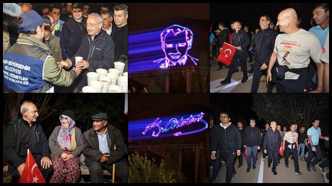 KOCATEPE ZAFER YÜRÜYÜŞÜ’NDE CHP LİDERİ KEMAL KILIÇDAROĞLU DA KATILDI