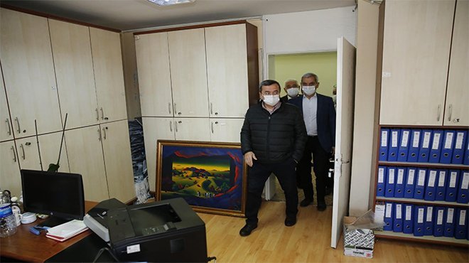 Konak Belediyesi hizmet binasına deprem önlemi